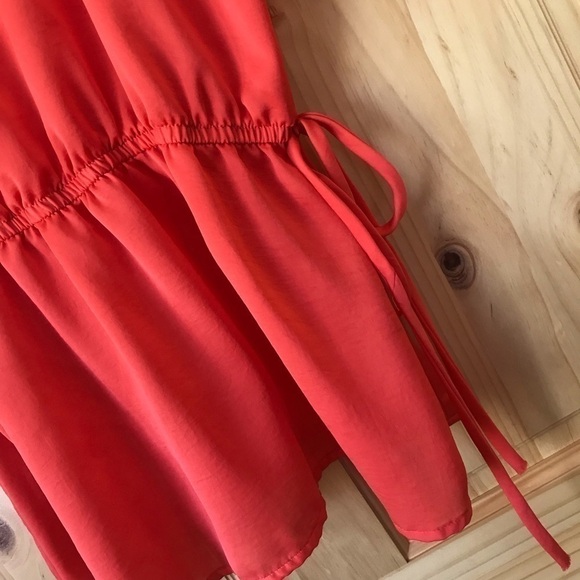 STUDIO Y coral studded tie waist tunic top size large - Picture 6 of 10